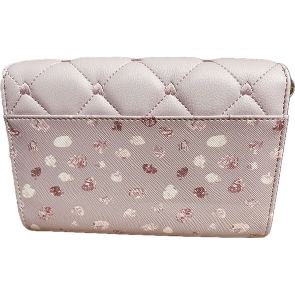 BETSEY JOHNSON Wallet On Chain with Matching Pouch Pink Multi NWT - Picture 3 of 4